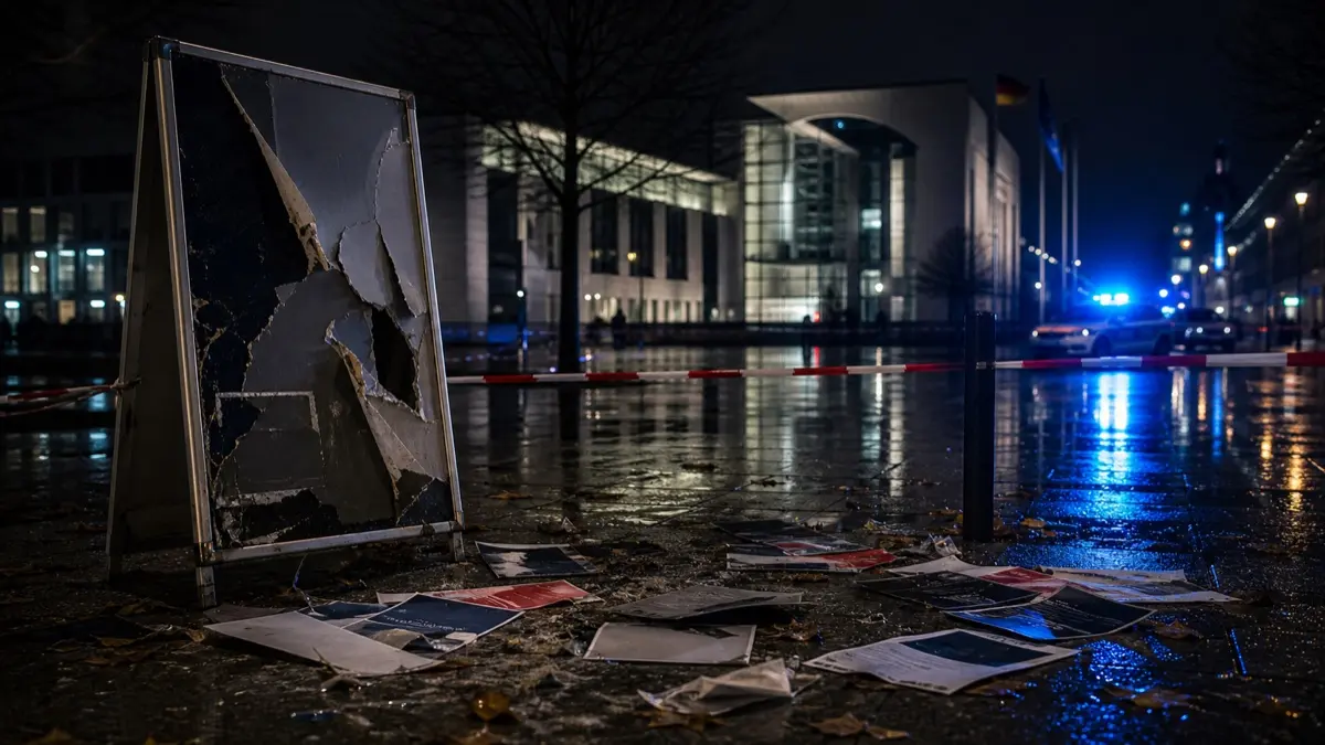 Symbolbild Angriffe gegen Parteirepräsentanten und Parteieinrichtungen