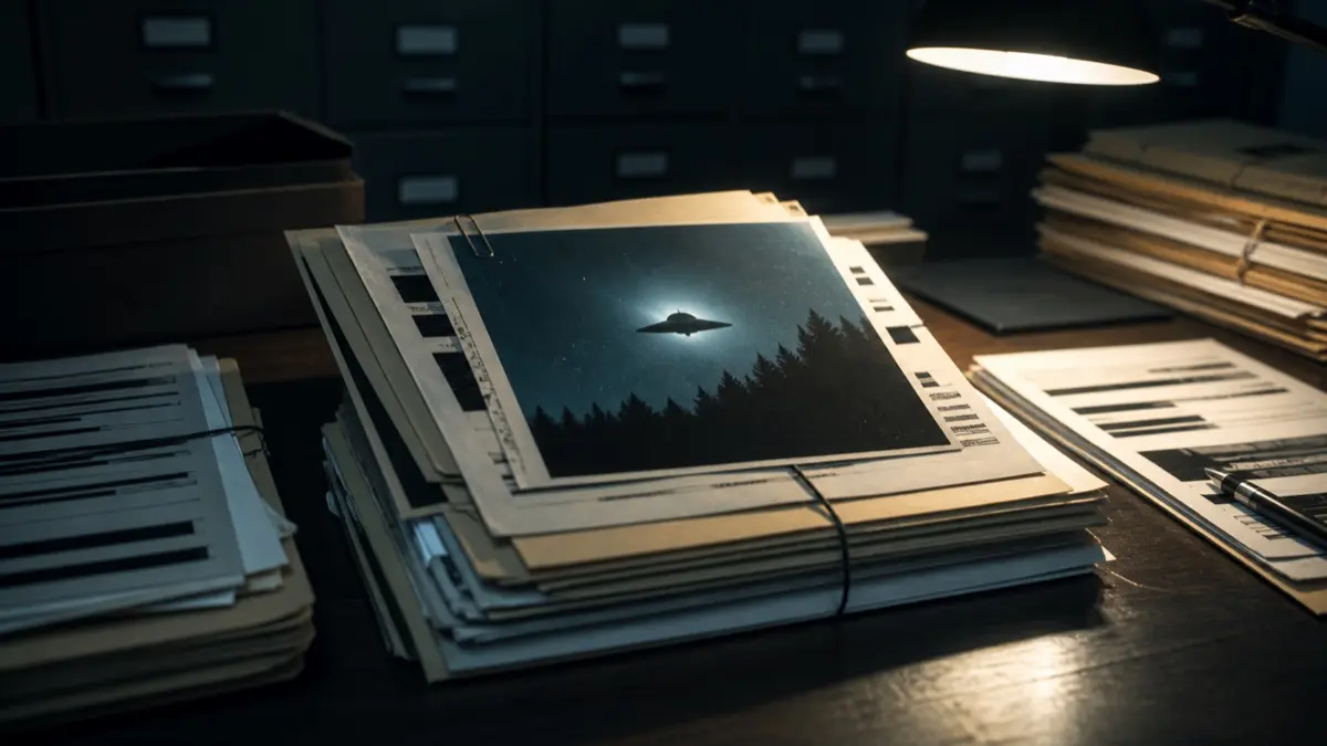 Symbolbild UFO-Aktenfreigabe und UAP-Dokumente