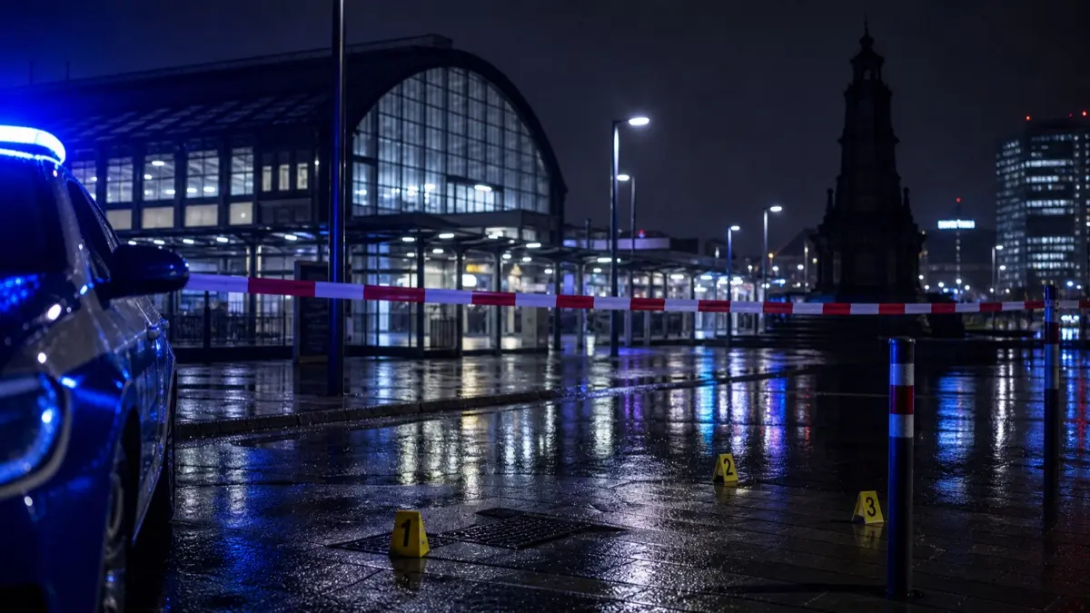 Symbolbild Polizeieinsatz am Essener Hauptbahnhof nach versuchtem Totschlag